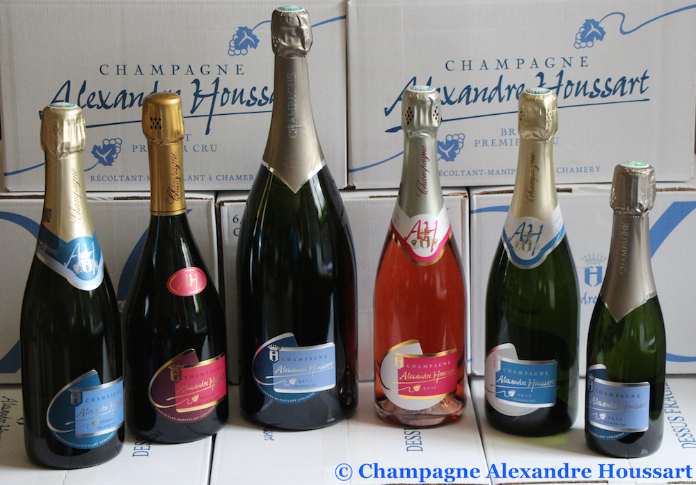 Gamme de millésimes du Champagne Alexandre Houssart Chamery
