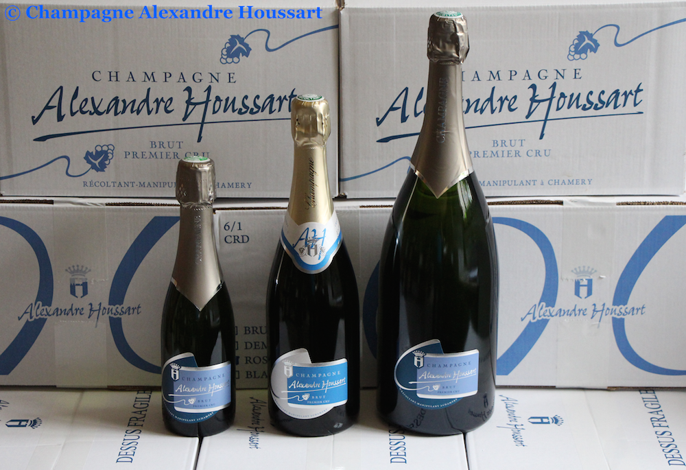 Gamme brut Champagne Alexandre Houssart Chamery: bouteille, magnum ou demi